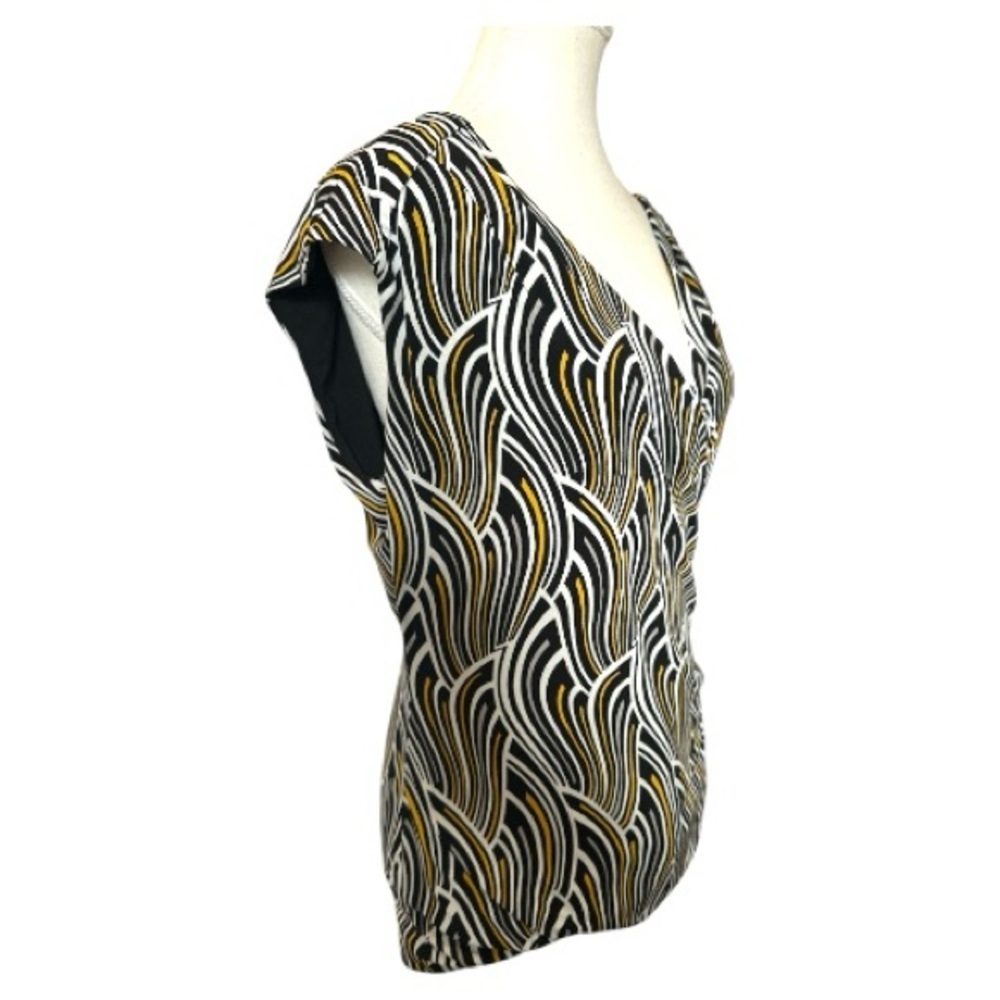 White House Black Market Surplice Top Size Medium - Picture 3 of 8